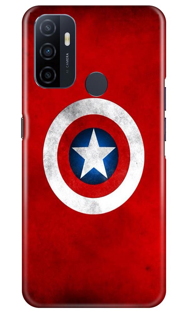 Captain America Case for Oppo A53 (Design No. 249)