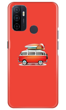 Travel Bus Mobile Back Case for Oppo A53 (Design - 258)
