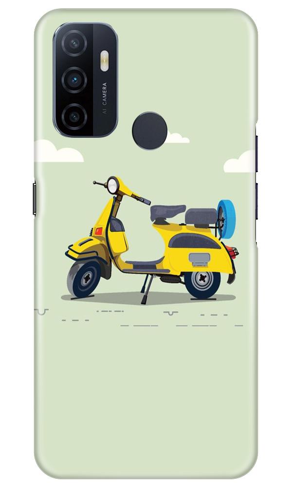 Vintage Scooter Case for Oppo A53 (Design No. 260)