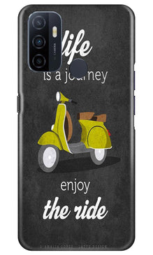 Life is a Journey Mobile Back Case for Oppo A53 (Design - 261)