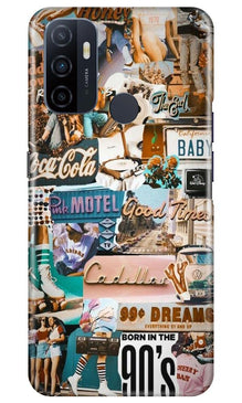 Vintage Design Mobile Back Case for Oppo A53 (Design - 284)