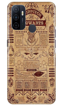 Hogwarts Mobile Back Case for Oppo A53 (Design - 304)