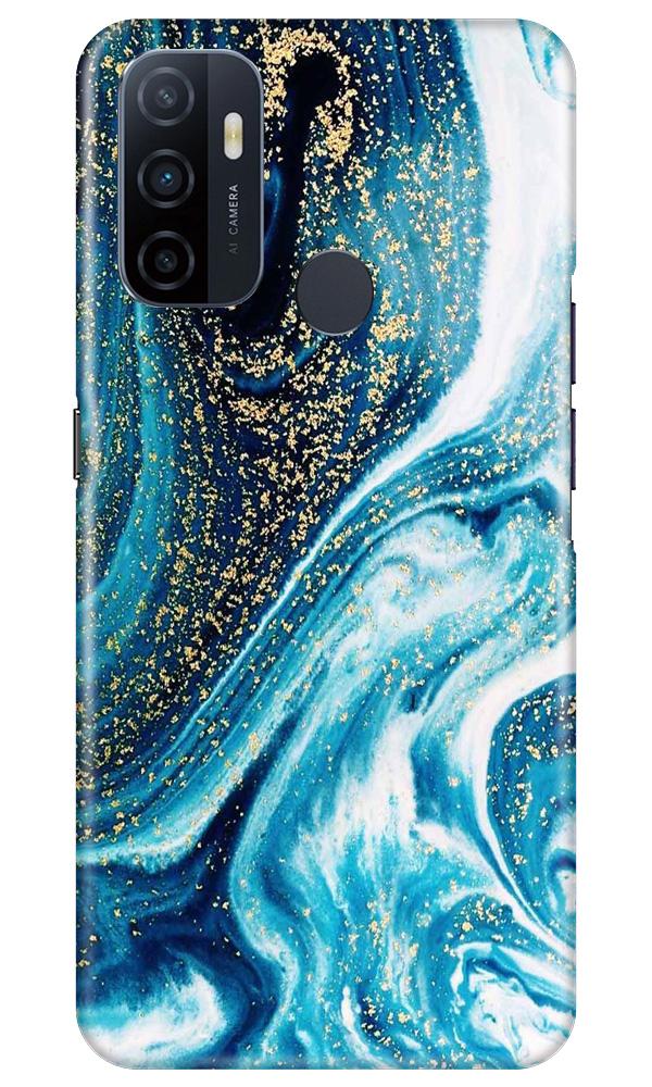 Marble Texture Mobile Back Case for Oppo A33 (Design - 308)