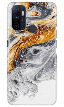 Marble Texture Mobile Back Case for Oppo A53 (Design - 310)