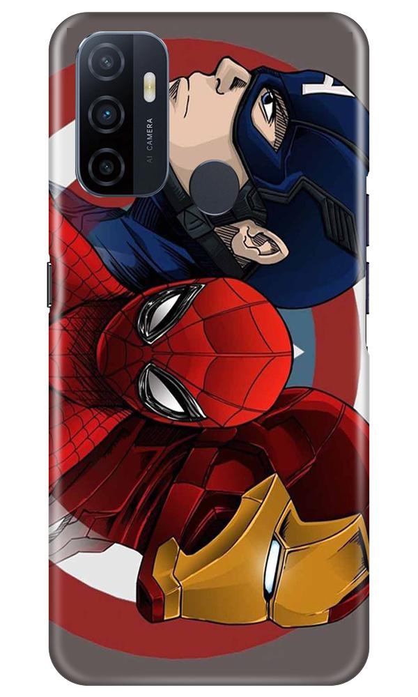 Superhero Mobile Back Case for Oppo A53 (Design - 311)