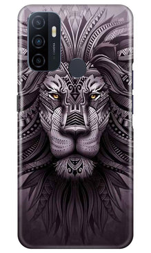 Lion Mobile Back Case for Oppo A33 (Design - 315)