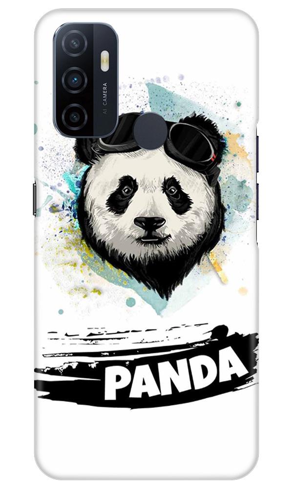 Panda Mobile Back Case for Oppo A53 (Design - 319)