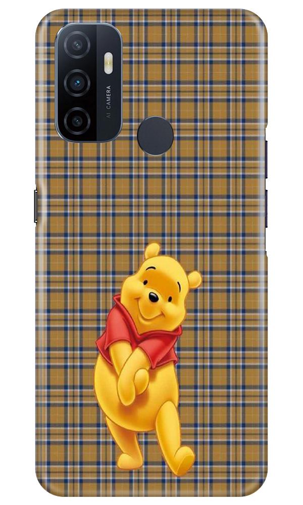 Pooh Mobile Back Case for Oppo A53 (Design - 321)