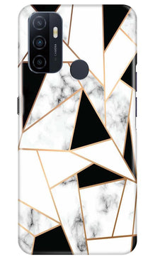 Marble Texture Mobile Back Case for Oppo A53 (Design - 322)
