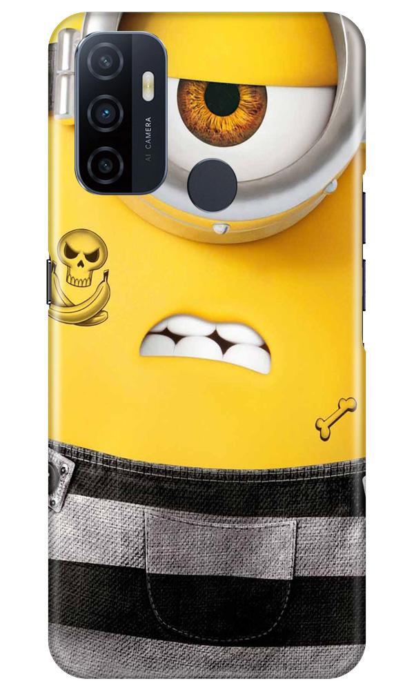 Minion Mobile Back Case for Oppo A53 (Design - 324)