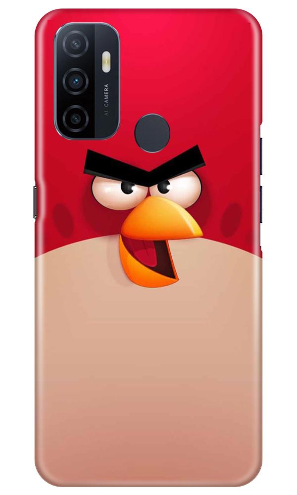 Angry Bird Red Mobile Back Case for Oppo A53 (Design - 325)