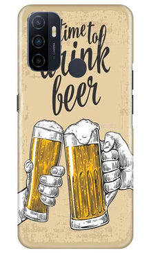 Drink Beer Mobile Back Case for Oppo A33 (Design - 328)