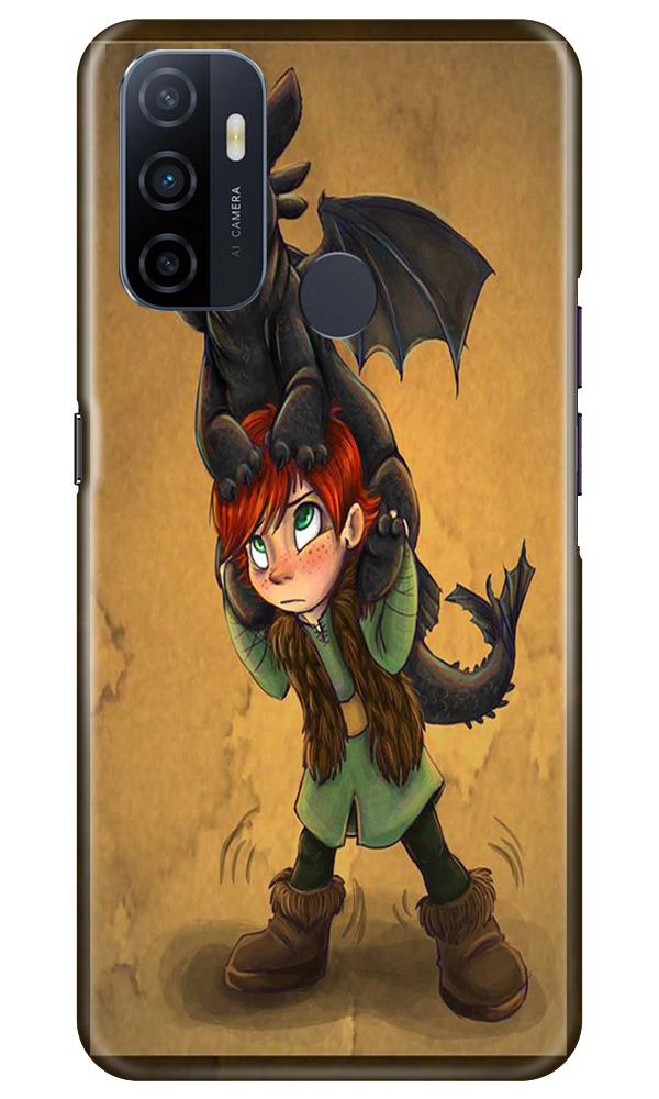 Dragon Mobile Back Case for Oppo A53 (Design - 336)