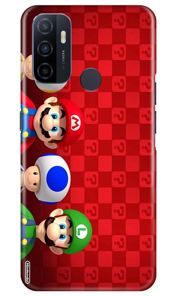Mario Mobile Back Case for Oppo A53 (Design - 337)
