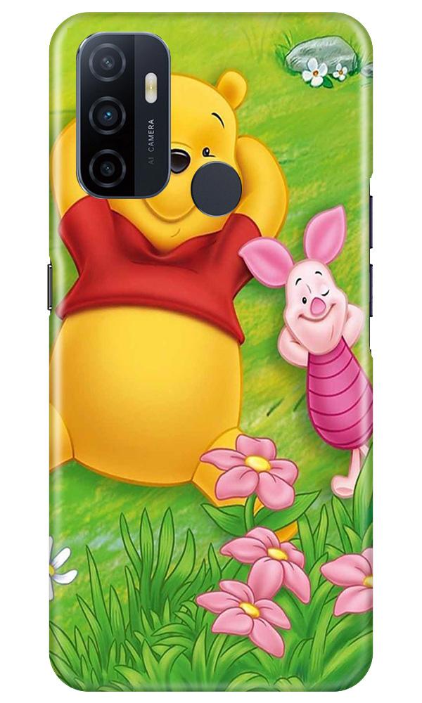 Winnie The Pooh Mobile Back Case for Oppo A53 (Design - 348)