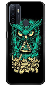 Owl Mobile Back Case for Oppo A53 (Design - 358)