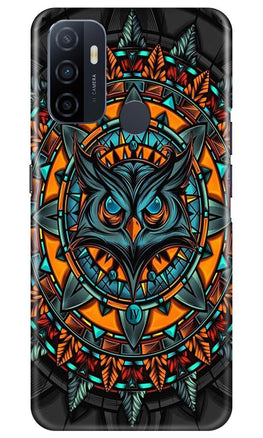 Owl Mobile Back Case for Oppo A53 (Design - 360)