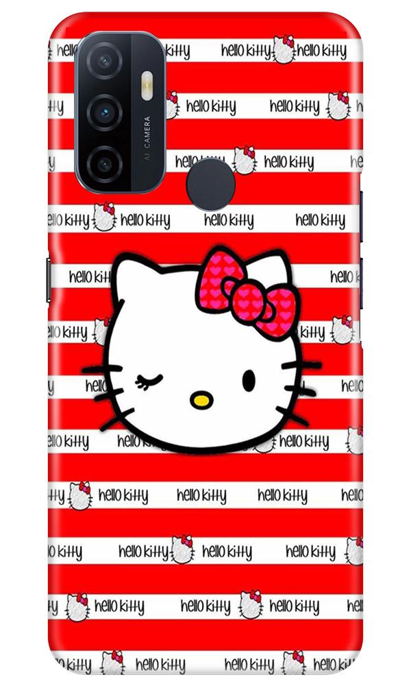 Hello Kitty Mobile Back Case for Oppo A33 (Design - 364)