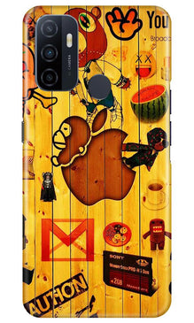 Wooden Texture Mobile Back Case for Oppo A33 (Design - 367)