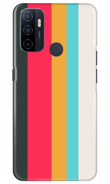 Color Pattern Mobile Back Case for Oppo A53 (Design - 369)