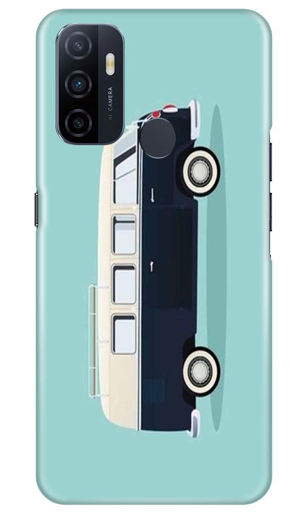 Travel Bus Mobile Back Case for Oppo A53 (Design - 379)