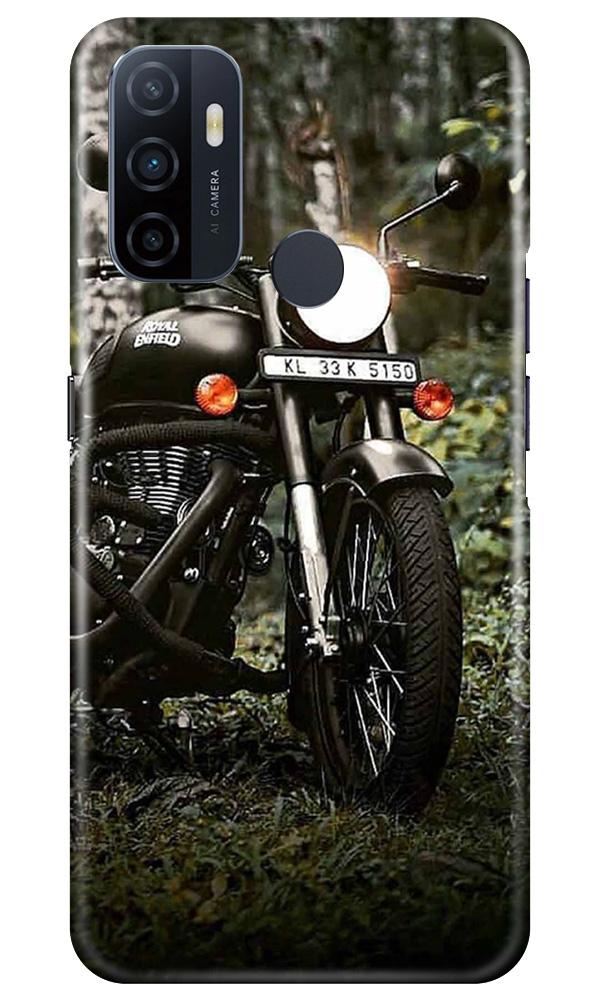Royal Enfield Mobile Back Case for Oppo A53 (Design - 384)