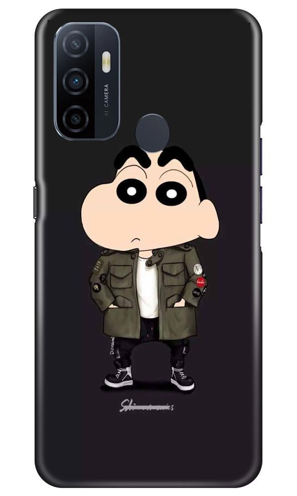 Shin Chan Mobile Back Case for Oppo A53 (Design - 391)