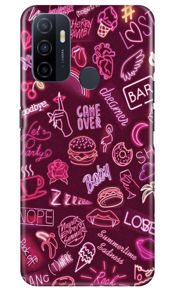 Party Theme Mobile Back Case for Oppo A53 (Design - 392)