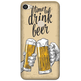 Drink Beer Mobile Back Case for Oppo A57 (Design - 328)