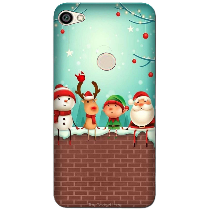 Santa Claus Mobile Back Case for Oppo A57 (Design - 334)