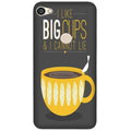 Big Cups Coffee Mobile Back Case for Oppo A57 (Design - 352)
