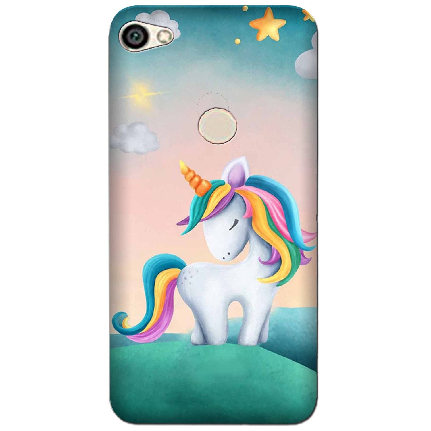 Unicorn Mobile Back Case for Oppo A57 (Design - 366)