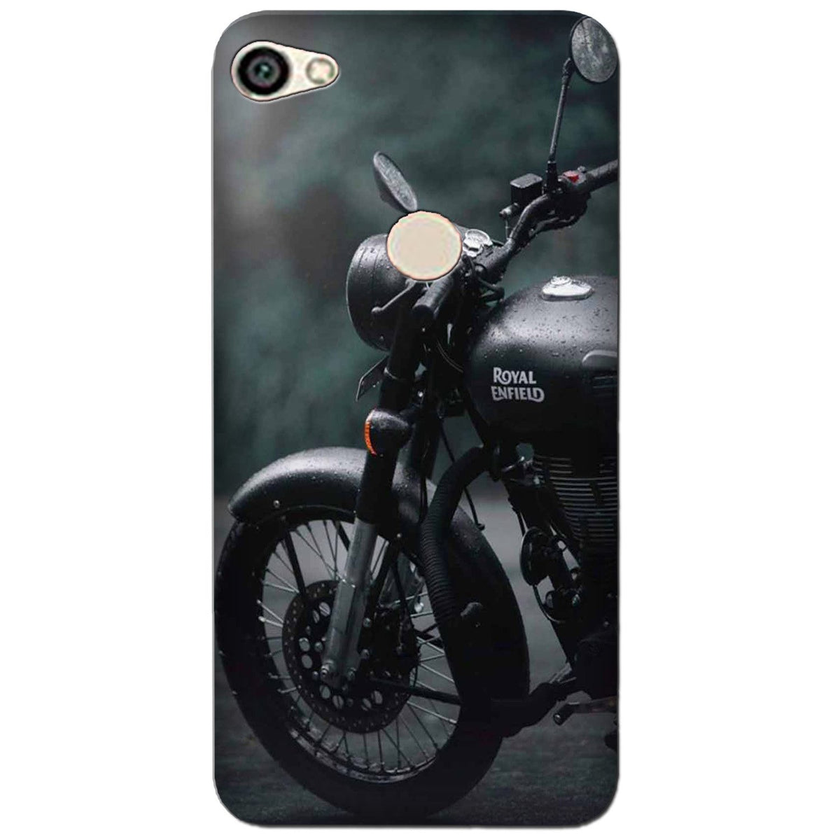 Royal Enfield Mobile Back Case for Oppo A57 (Design - 380)