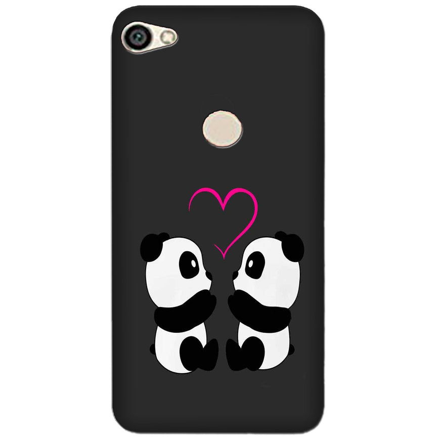 Panda Love Mobile Back Case for Oppo A57 (Design - 398)