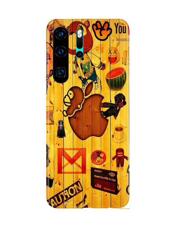 Wooden Texture Mobile Back Case for Huawei P30 Pro (Design - 367)