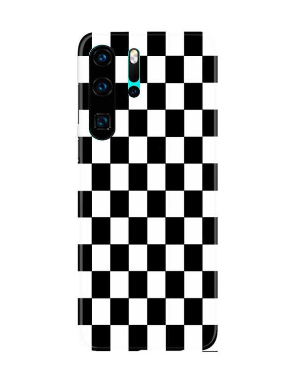 Black White Boxes Mobile Back Case for Huawei P30 Pro (Design - 372)