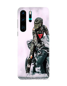 Biker Mobile Back Case for Huawei P30 Pro (Design - 383)
