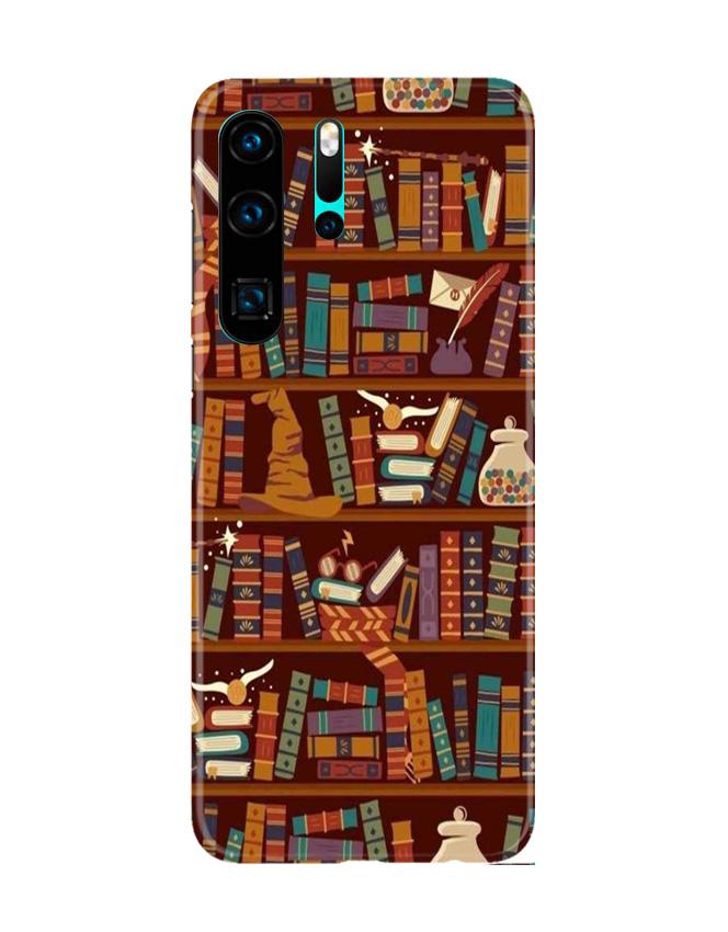 Book Shelf Mobile Back Case for Huawei P30 Pro (Design - 390)