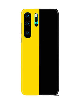 Black Yellow Pattern Mobile Back Case for Huawei P30 Pro (Design - 397)