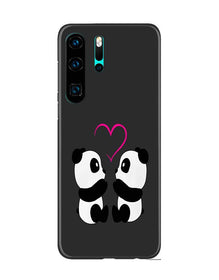 Panda Love Mobile Back Case for Huawei P30 Pro (Design - 398)