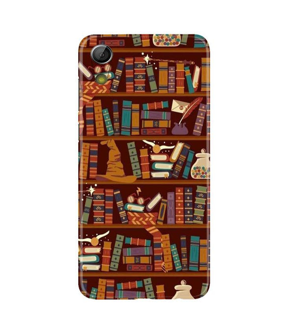Book Shelf Mobile Back Case for Gionee P5L / P5W / P5 Mini (Design - 390)
