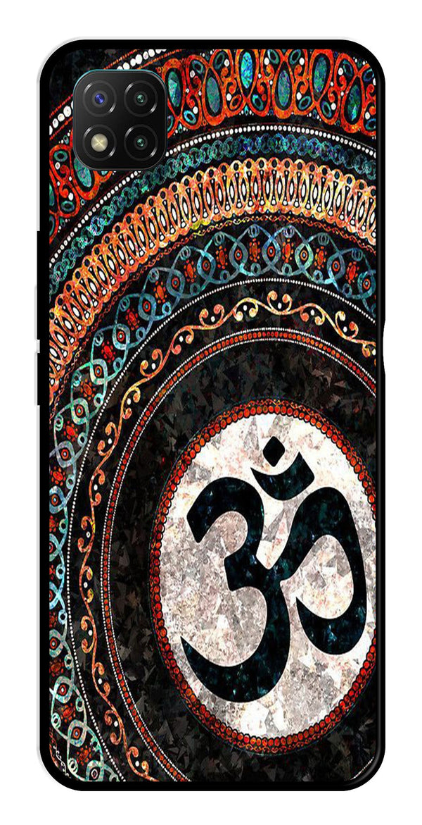 Oum Design Metal Mobile Case for Poco C3   (Design No -15)