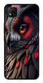 Owl Design Metal Mobile Case for Poco C3   (Design No -26)