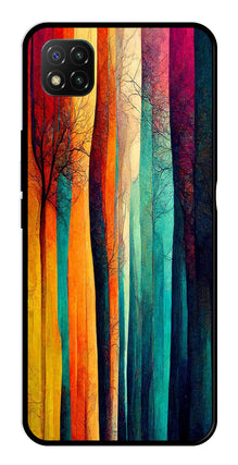 Modern Art Colorful Metal Mobile Case for Poco C3