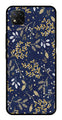 Floral Pattern  Metal Mobile Case for Poco C3   (Design No -52)