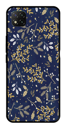 Floral Pattern  Metal Mobile Case for Poco C3