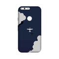 Clouds Plane Case for Google Pixel XL (Design - 196)
