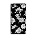 White flowers Black Background Case for Google Pixel 3