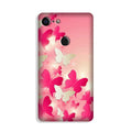 White Pick Butterflies Case for Google Pixel 3 XL