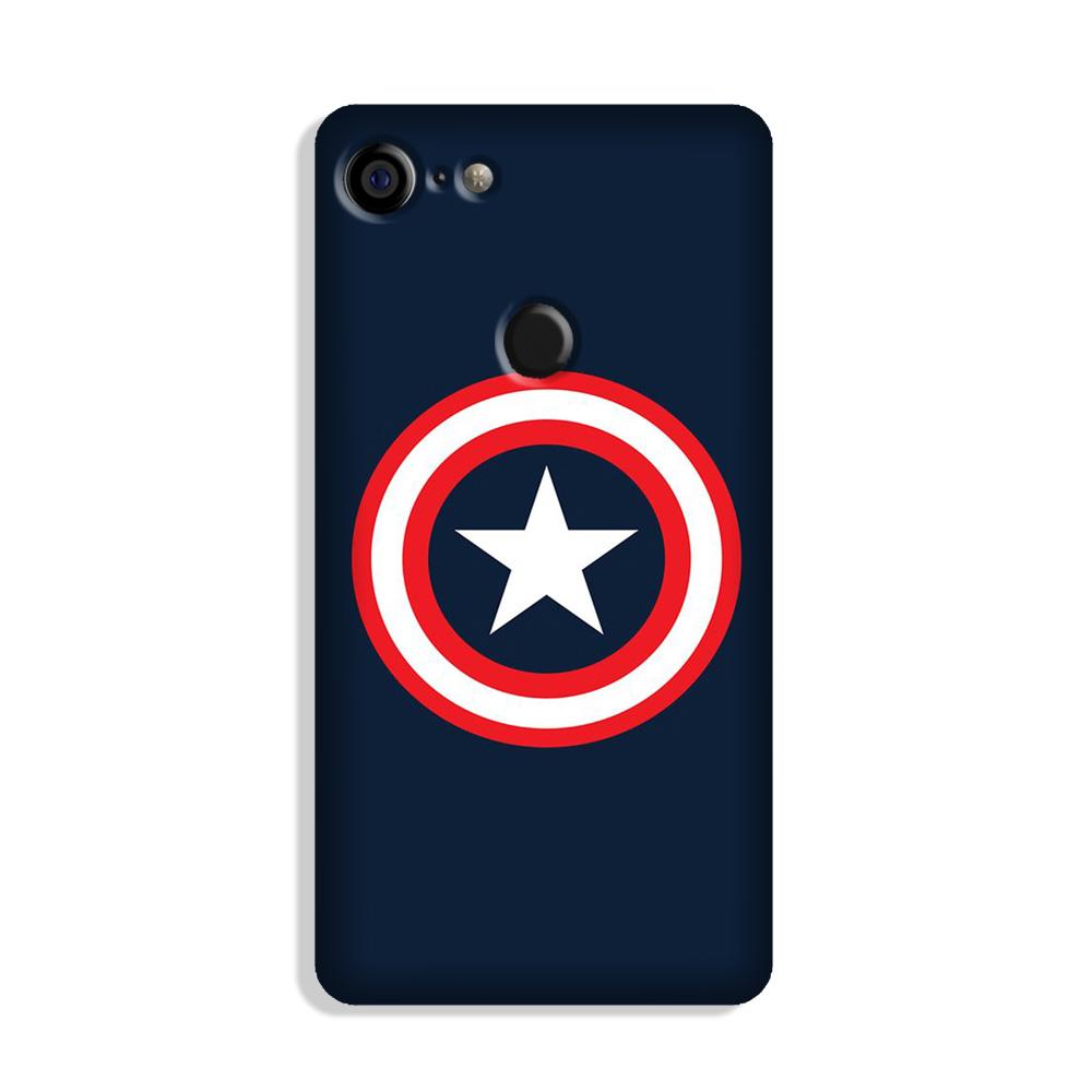 Captain America Case for Google Pixel 3 XL